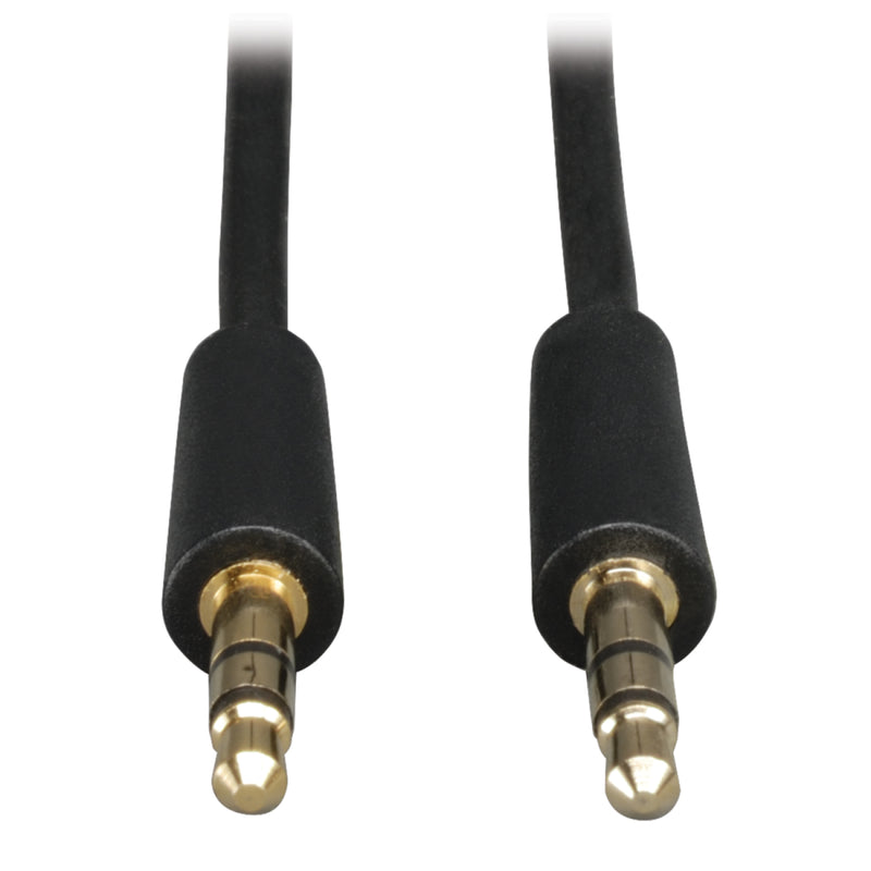 Gold-plated 3.5mm audio connectors showing quality construction and finish