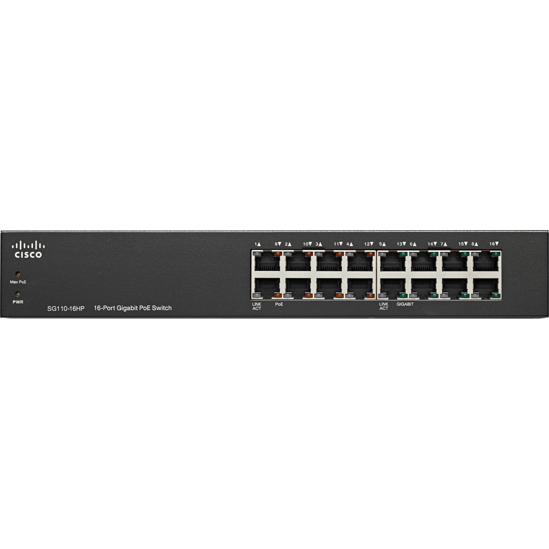 Cisco SG110-16HP Ethernet Switch (SG110-16HP-NA)