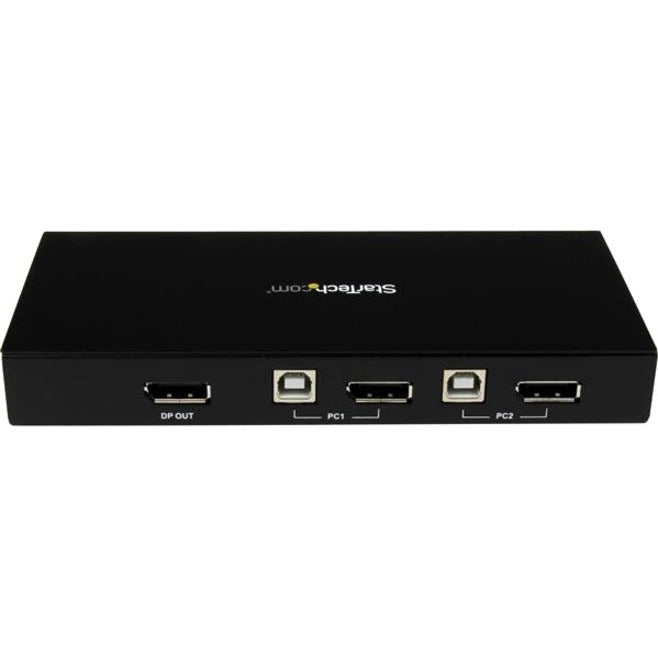 StarTech.com 2-port DisplayPort KVM switch - USB 2.0 - 4K (SV231DPU2)