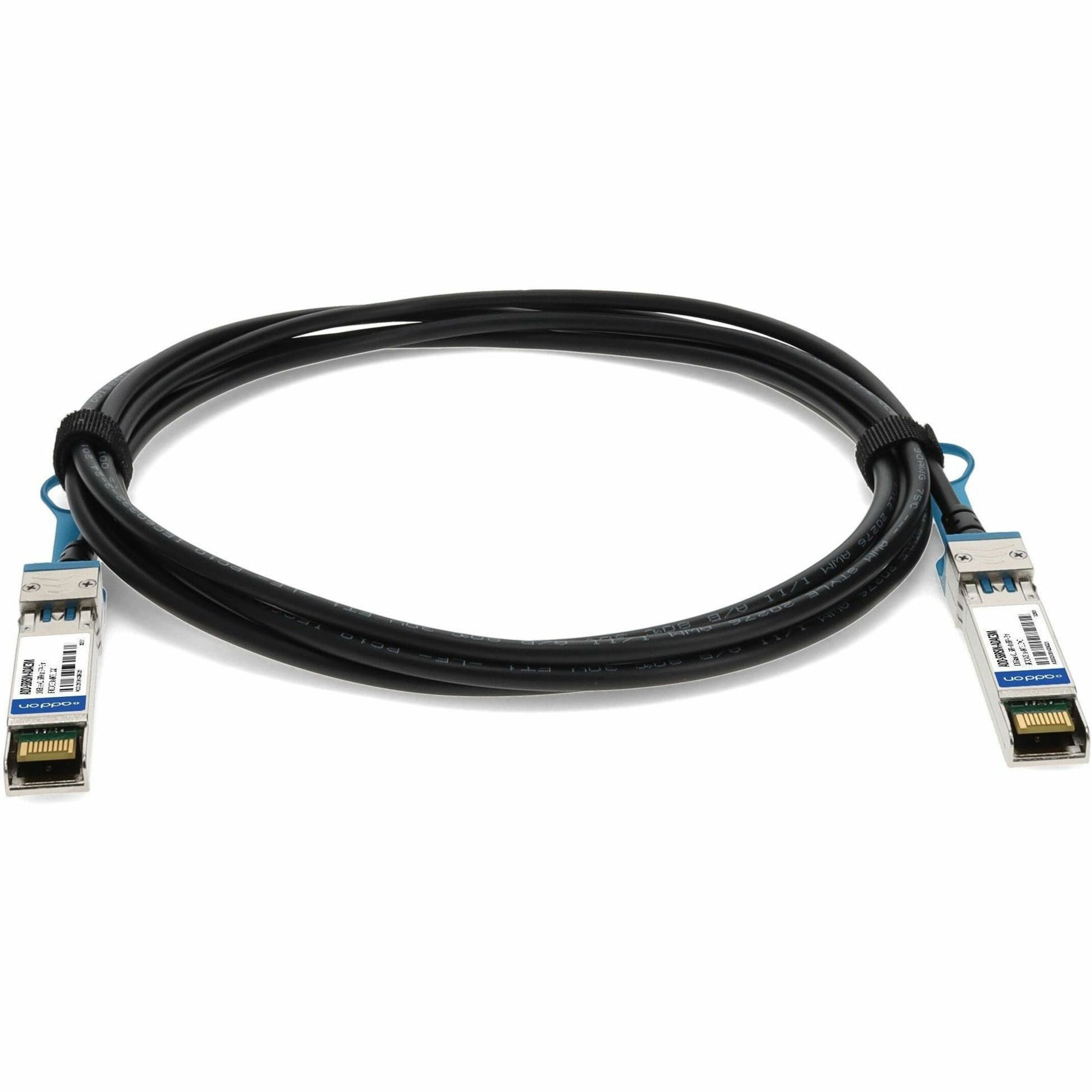 AddOn ADD-SBRSIN-ADAC3M Twinaxial Network Cable, 10GBASE-CU SFP+ DAC, 9.84 ft