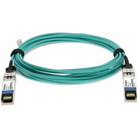 Detailed view of AddOn SFP+ cable highlighting compliance features-alternate-image8