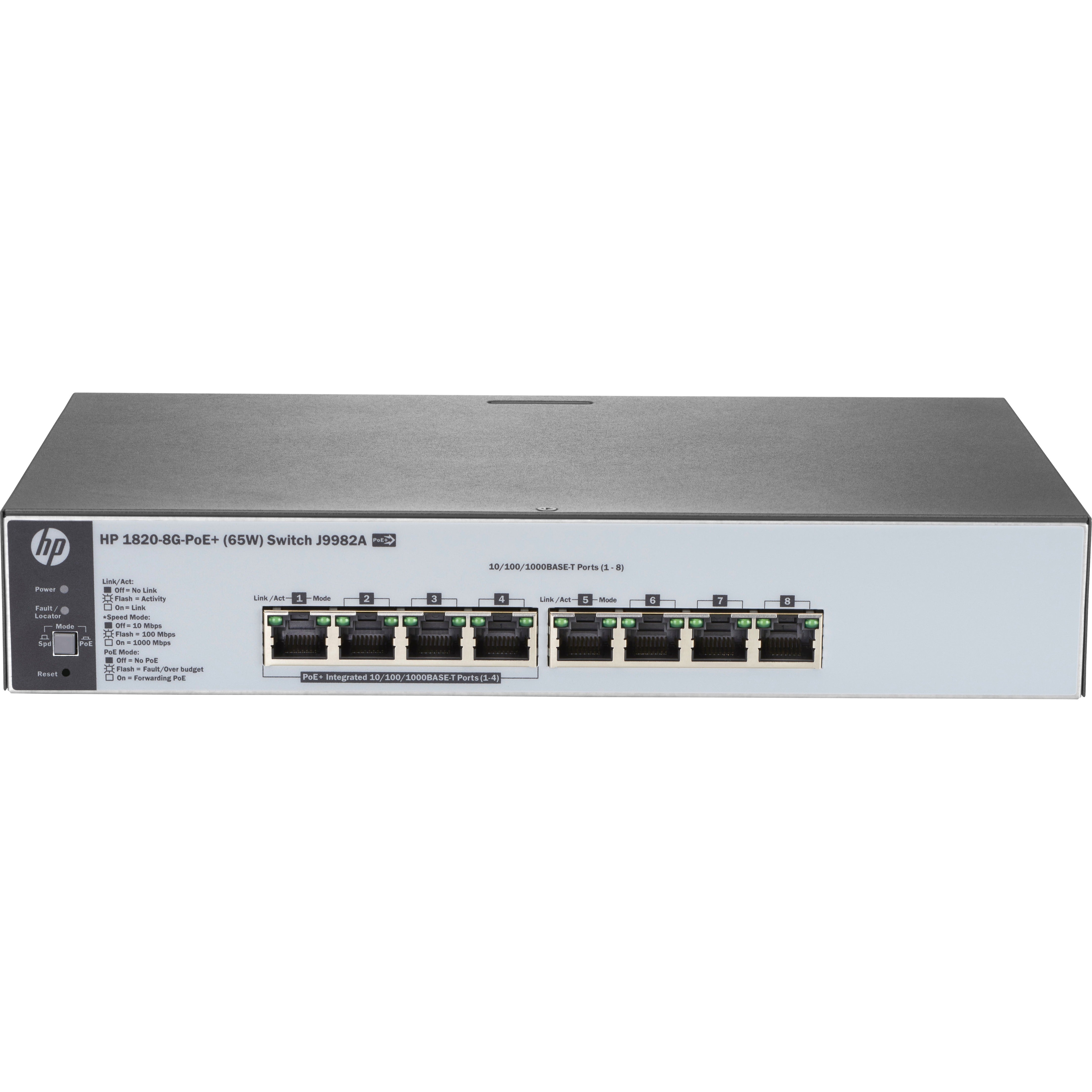 HPE E 1820-8G-PoE+ (65W) Switch (J9982A)