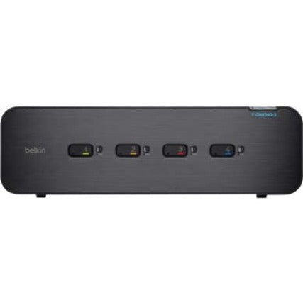 Linksys F1DN104Q-3 - Advanced Secure 4-Port Quad-Head KVM, PP 3.0