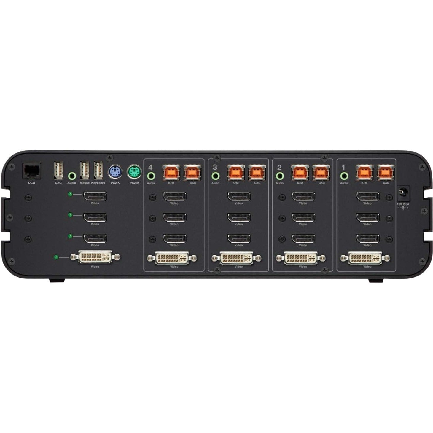 Linksys F1DN104Q-3 - Advanced Secure 4-Port Quad-Head KVM, PP 3.0