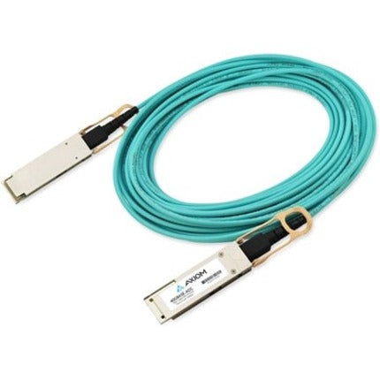 كيبل بصري نشط Axiom 40GBASE-AOC QSFP+ متوافق مع ديل بطول 10 متر (470-AABX-AX)