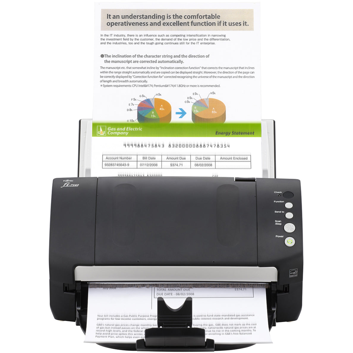 Fujitsu FI-7140 SCANNER COULEUR DUPLEX (PA03670-B105)