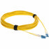 Extended view of yellow single-mode fiber cable with secure strain relief-alternate-image7