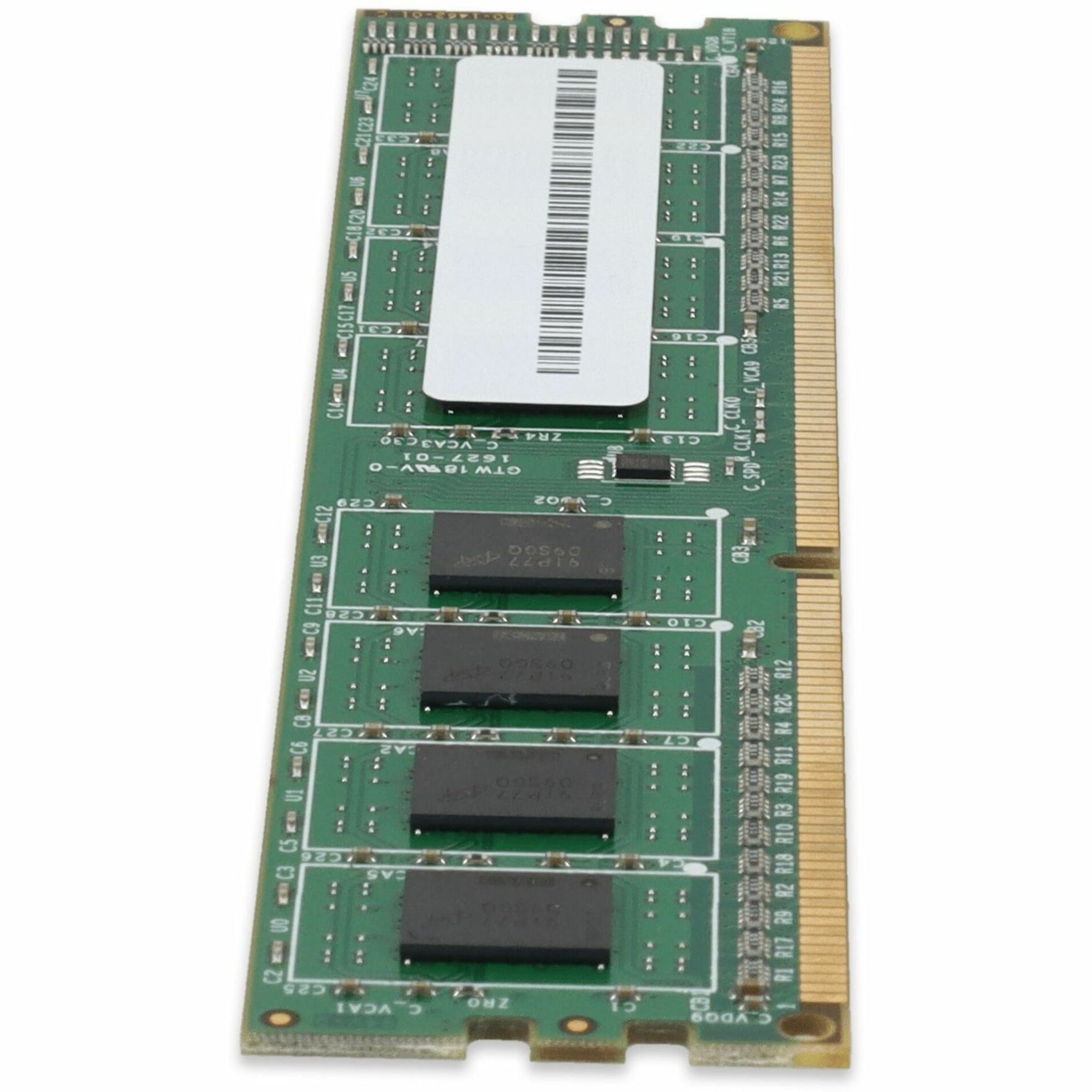 Close-up view of DDR3 memory module showing detailed chip placement and circuitry-alternate-image4