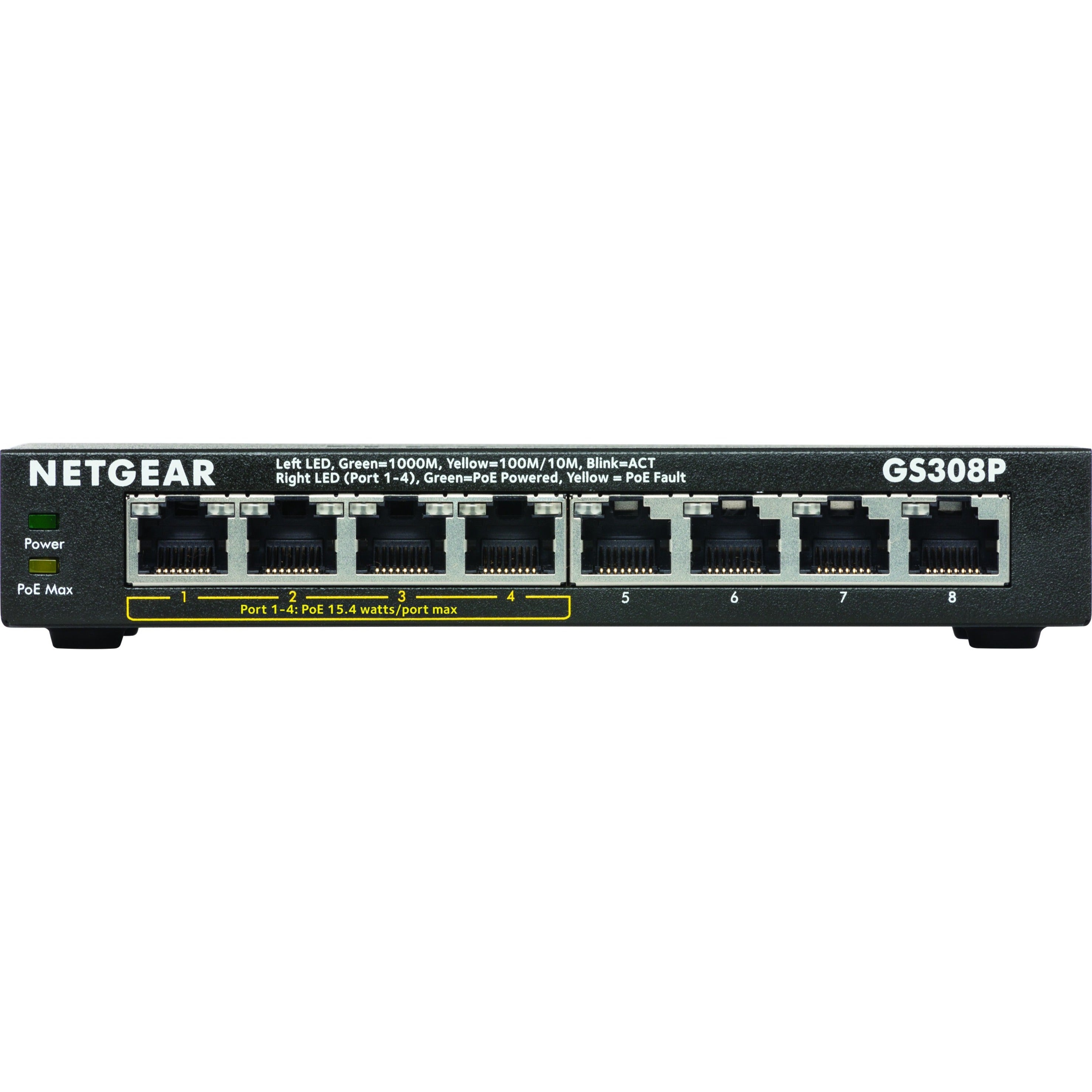 Netgear GS308P Ethernet Switch (GS308P-100NAS)