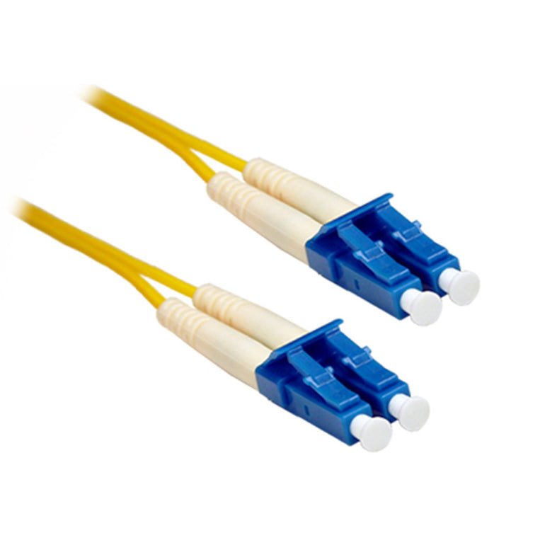 ENET 4M LC/LC Duplex Single-mode 9/125 OS1 or Better Yellow Fiber Patch Cable 4 meter LC-LC Individually Tested (LC2-SM-4M-ENC)