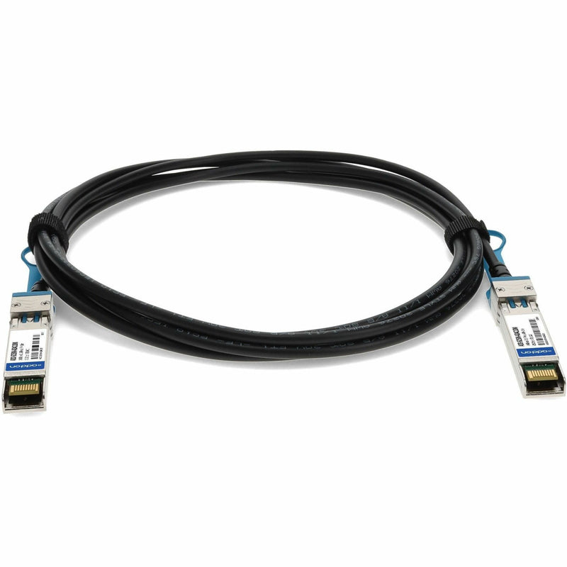 Full-length view of SFP+ cable showing enterprise integration features