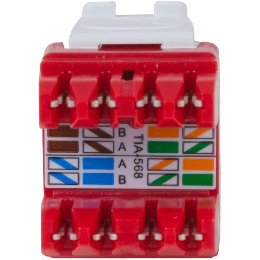 ICC CAT6 RJ45 Keystone Jack for HD Style (IC107F6VWH)