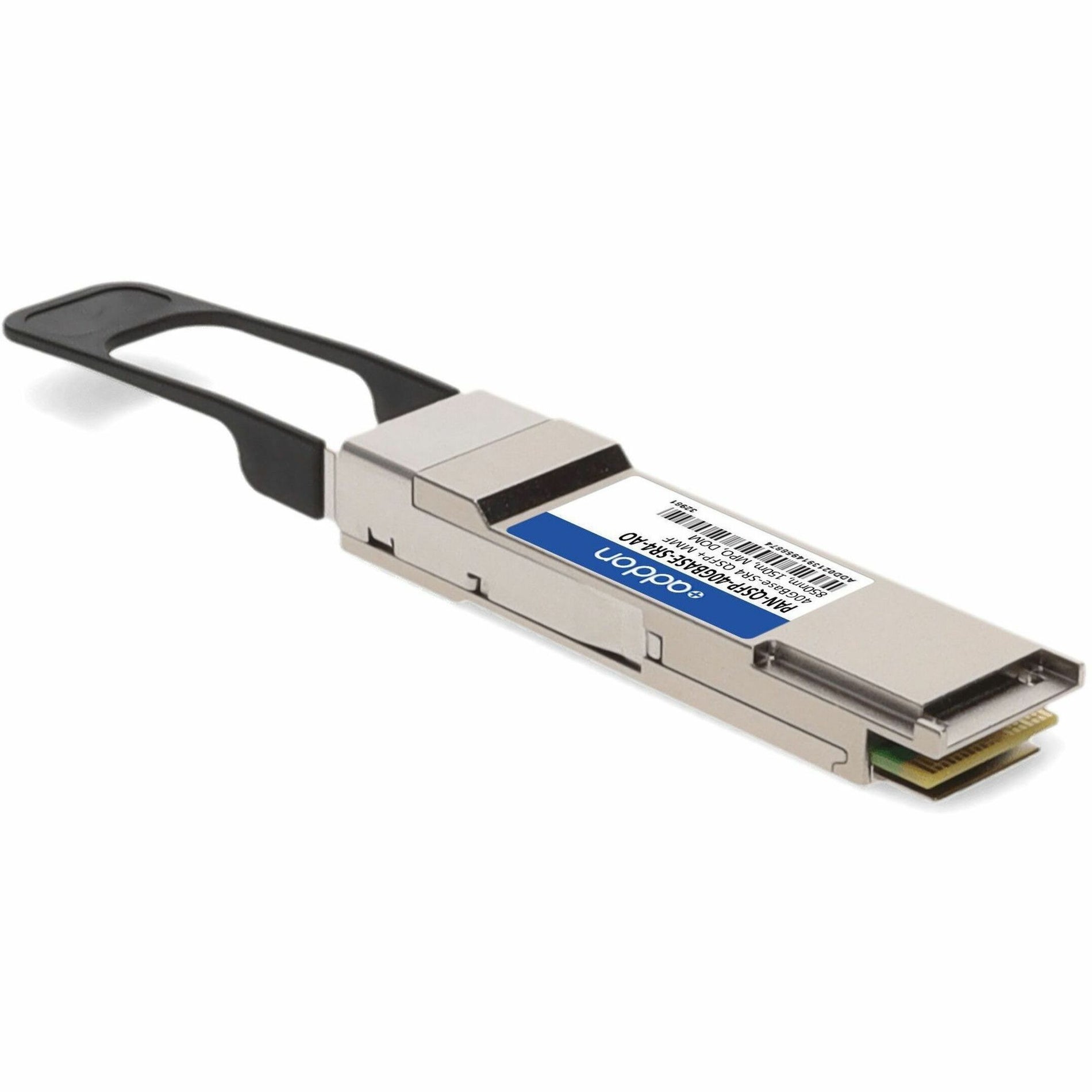 品牌名称： AddOn   QSFP+ 模块 - 40GBase-SR4 网络，多模式，可热插拔 停产