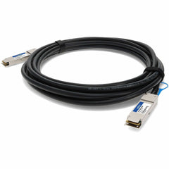 AddOn 5M QSFP+ 40GBASE-CU TAA DAC สายเคเบิลเครือข่ายแบบพาสซีฟ TWX