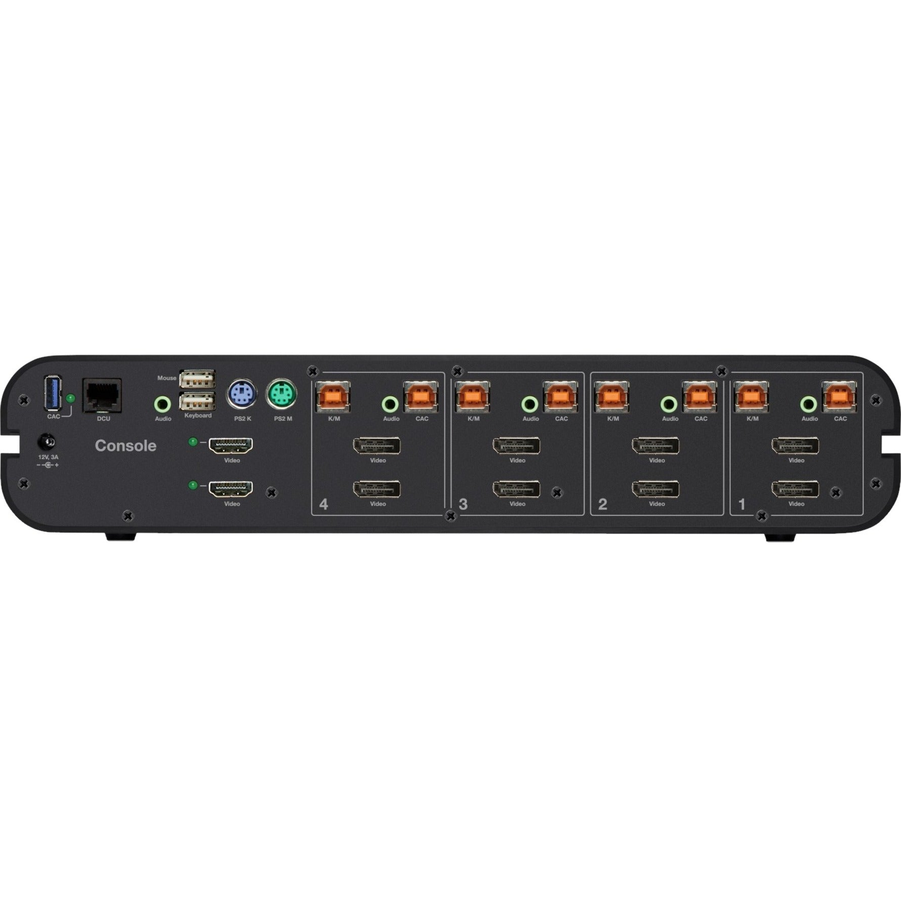 Belkin 4-PORT DISPLAYPORT DUAL-HEAD KVM SWTCH (F1DN104W-3)