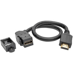 تريپ لايت بواسطة إيتون مفتاح/لوحة HDMI عالية السرعة مع إثيرنت (P162-001-KPA-BK)