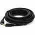 25-foot black HDMI 1.4 cable with male connectors showing full length view-alternate-image1