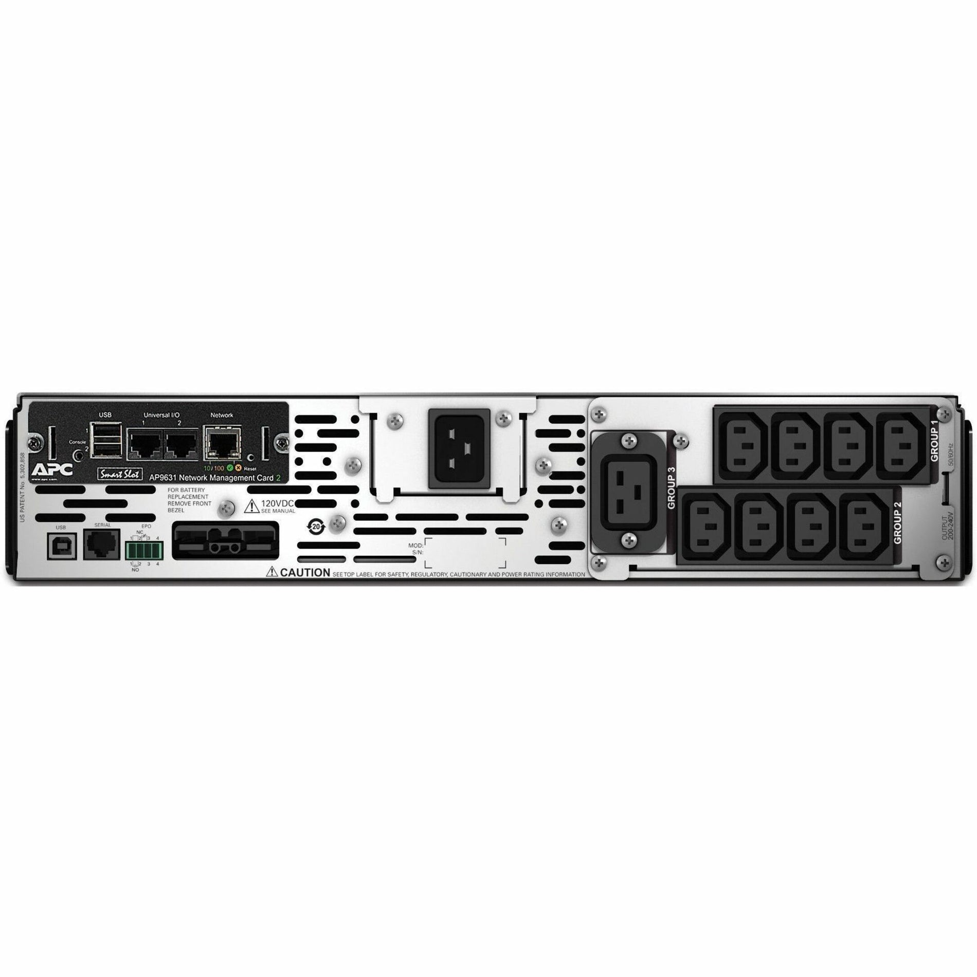 APC Smart-UPS X 2200VA Rack/Tower LCD 200-240V with Network Card (SMX2200R2HVNC)