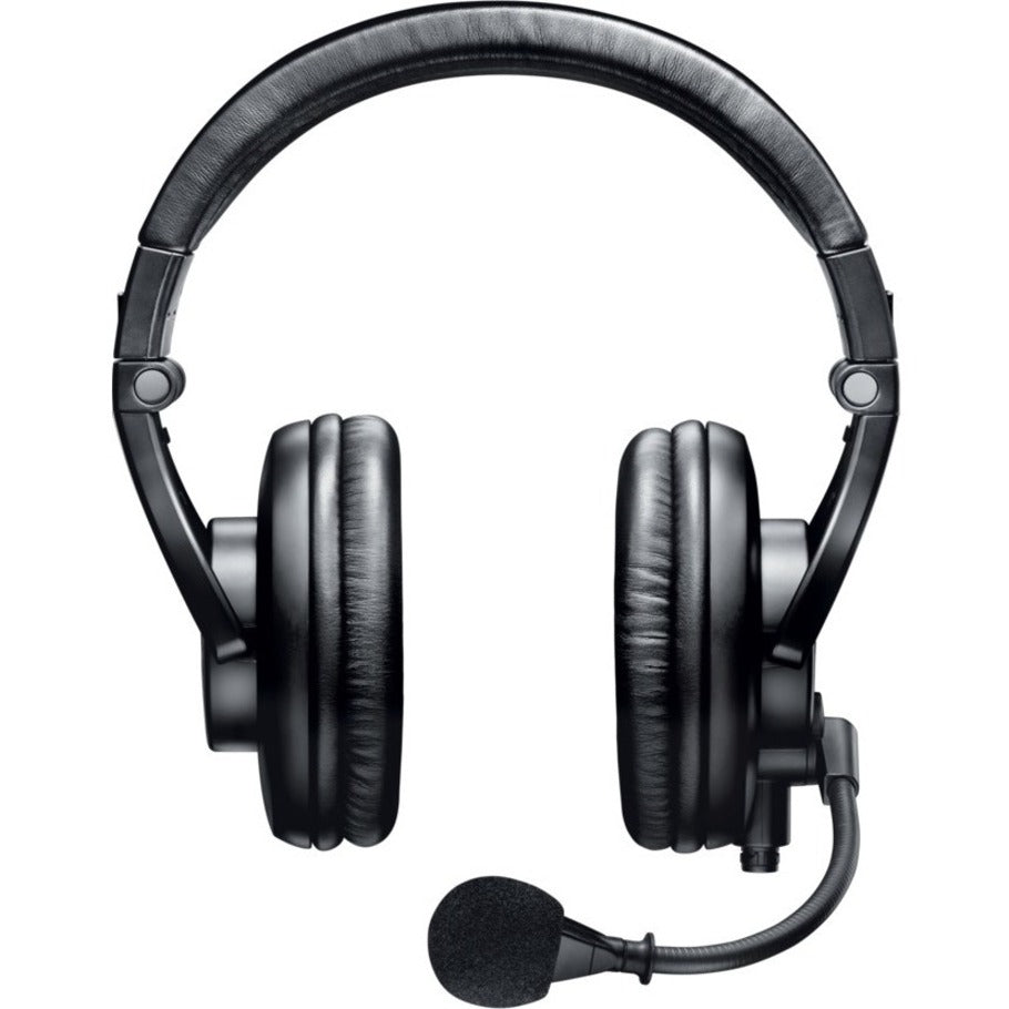 Shure BRH440M Dual-Sided Intercom Headset, Wired Stereo, Circumaural Design, Noise-Isolating, 20Hz-18kHz, Boom Mic with Flip-up Mute, Left/Right Wear - BRH440M-LC (2 Year Warranty)