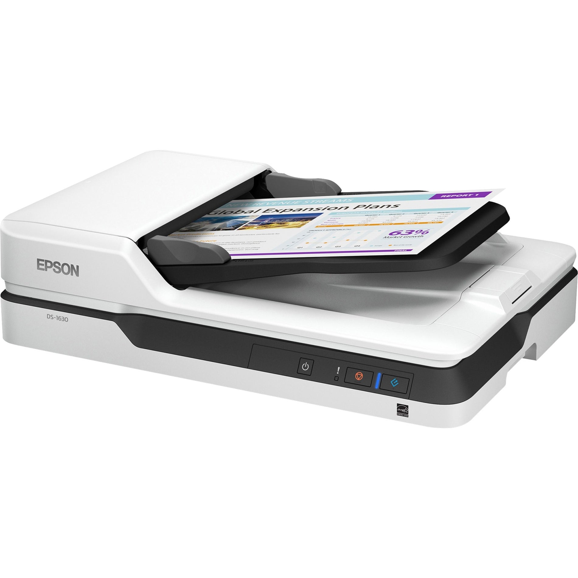 Epson DS-1630 เครื่องสแกนเอกสารแบบแบน (B11B239201)