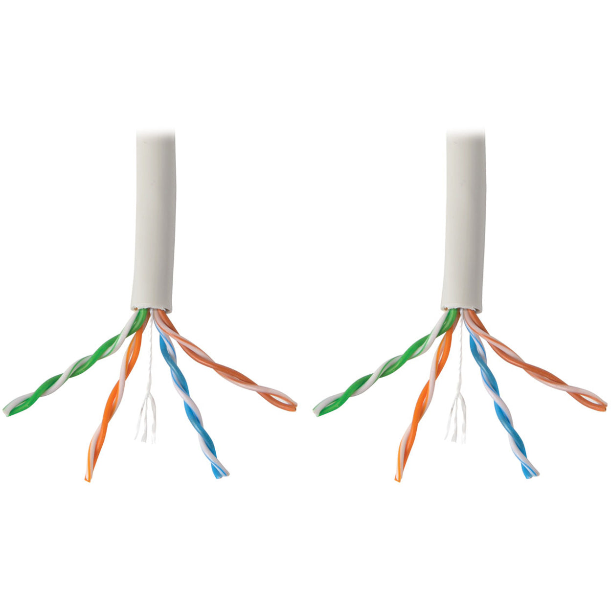 Tripp Lite by Eaton Cat6 Gigabit Bulk Stranded PVC Cable, White, 1000 ft. (N220-01K-WH)
