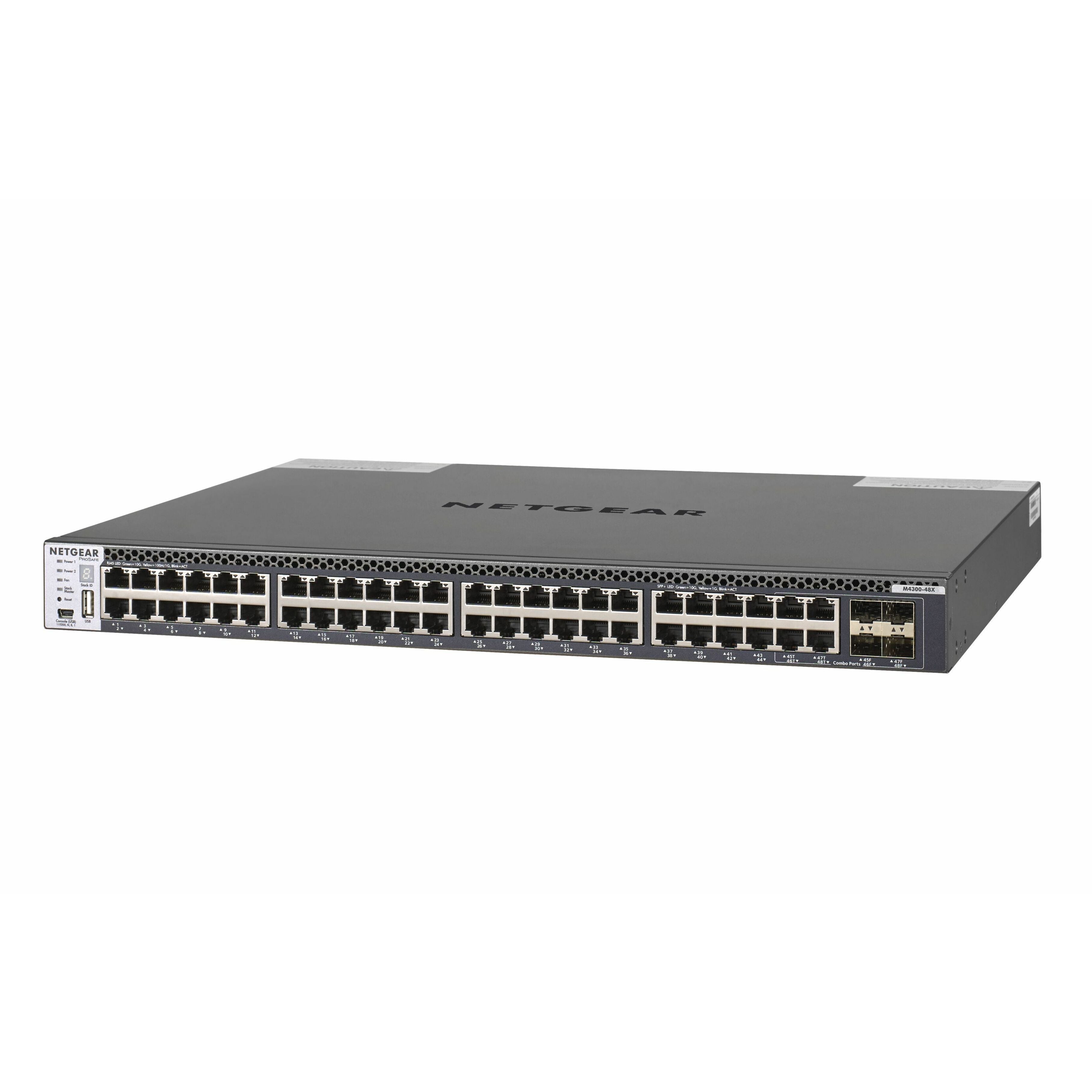 Netgear ProSafe M4300 48G Verwalteter Switch 48 x 10GbE (XSM4348CS-100NES)