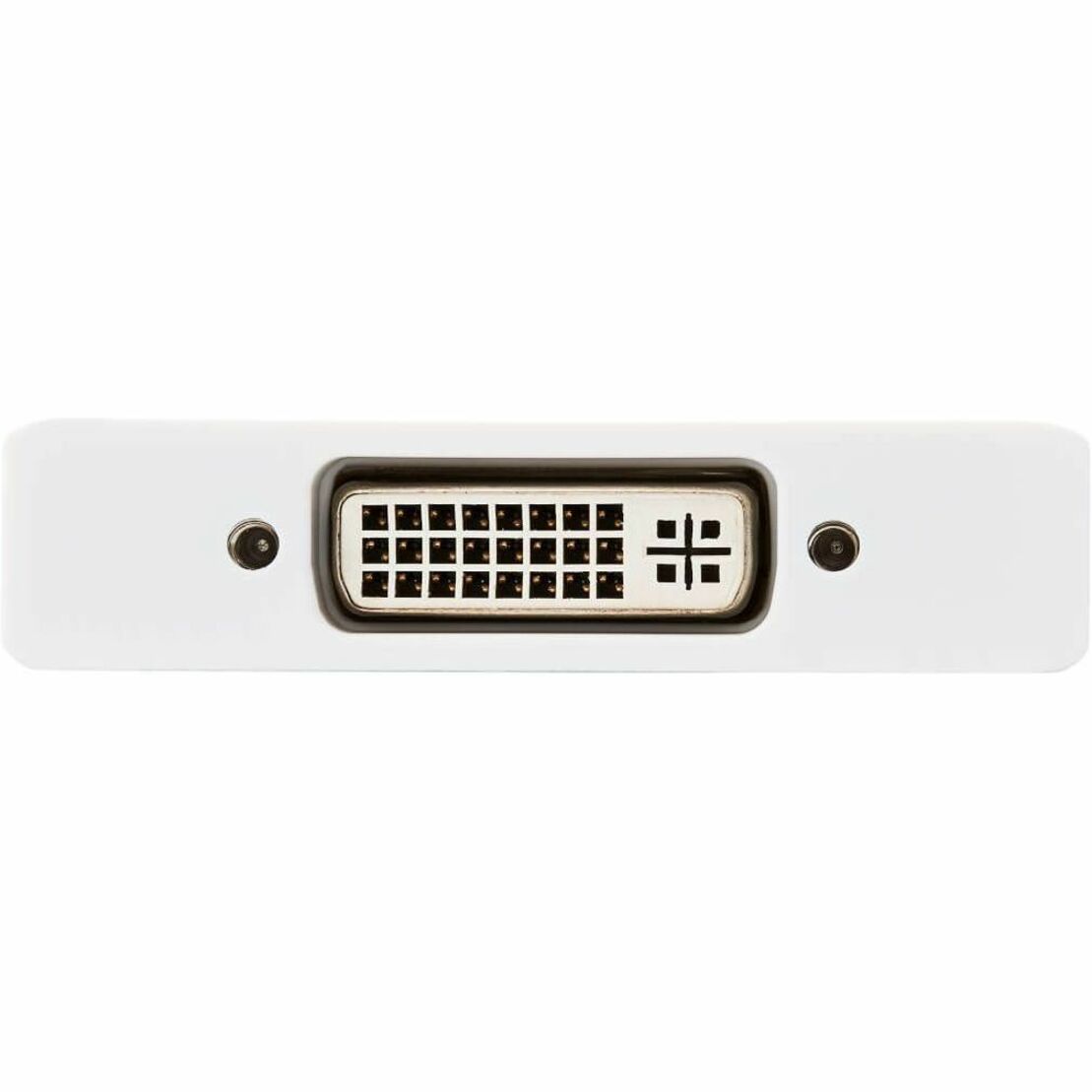 Detailed view of DVI dual-link female port on Tripp Lite converter-alternate-image3