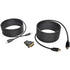 15-foot KVM cable kit showing USB cable, HDMI cable, and DVI-to-HDMI adapter-alternate-image1