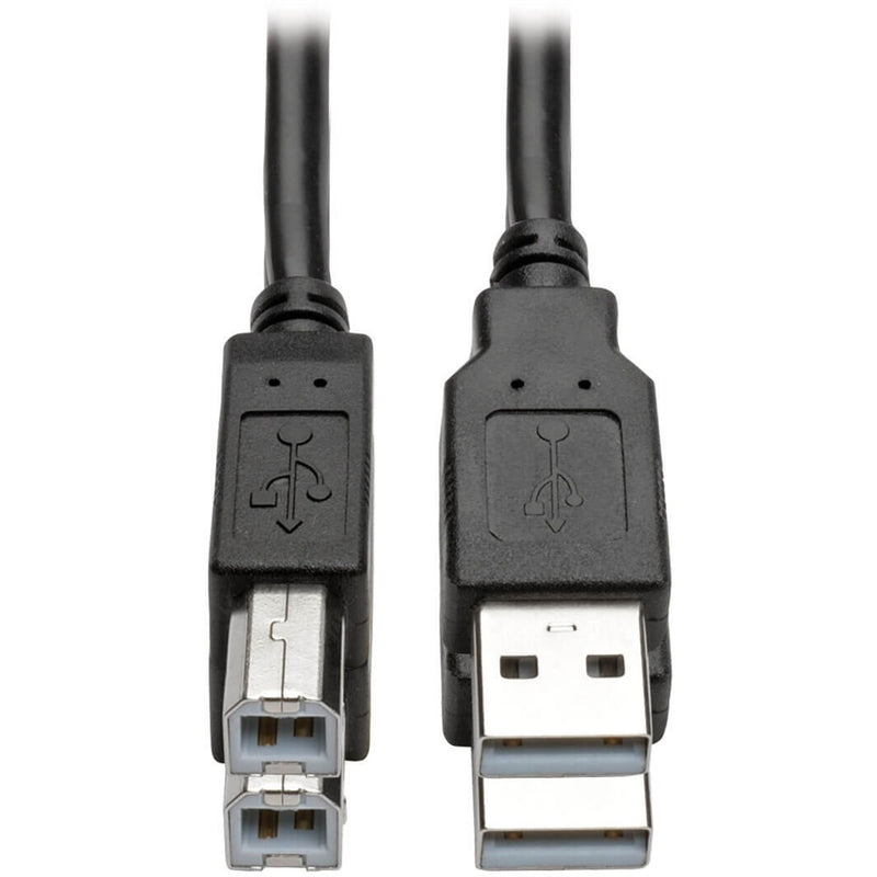 Close-up of USB cable ends showing connector design