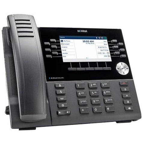 Mitel MiVoice 6930 Téléphone IP - Montable sur mur de bureau - Noir (50006769)