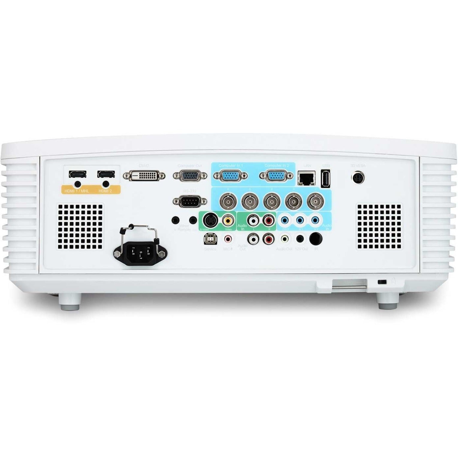 ViewSonic High Brightness Professional Installation WUXGA Projector, 5,500 Lumen Brightness, 18.26 lbs net. (PRO9800WUL)