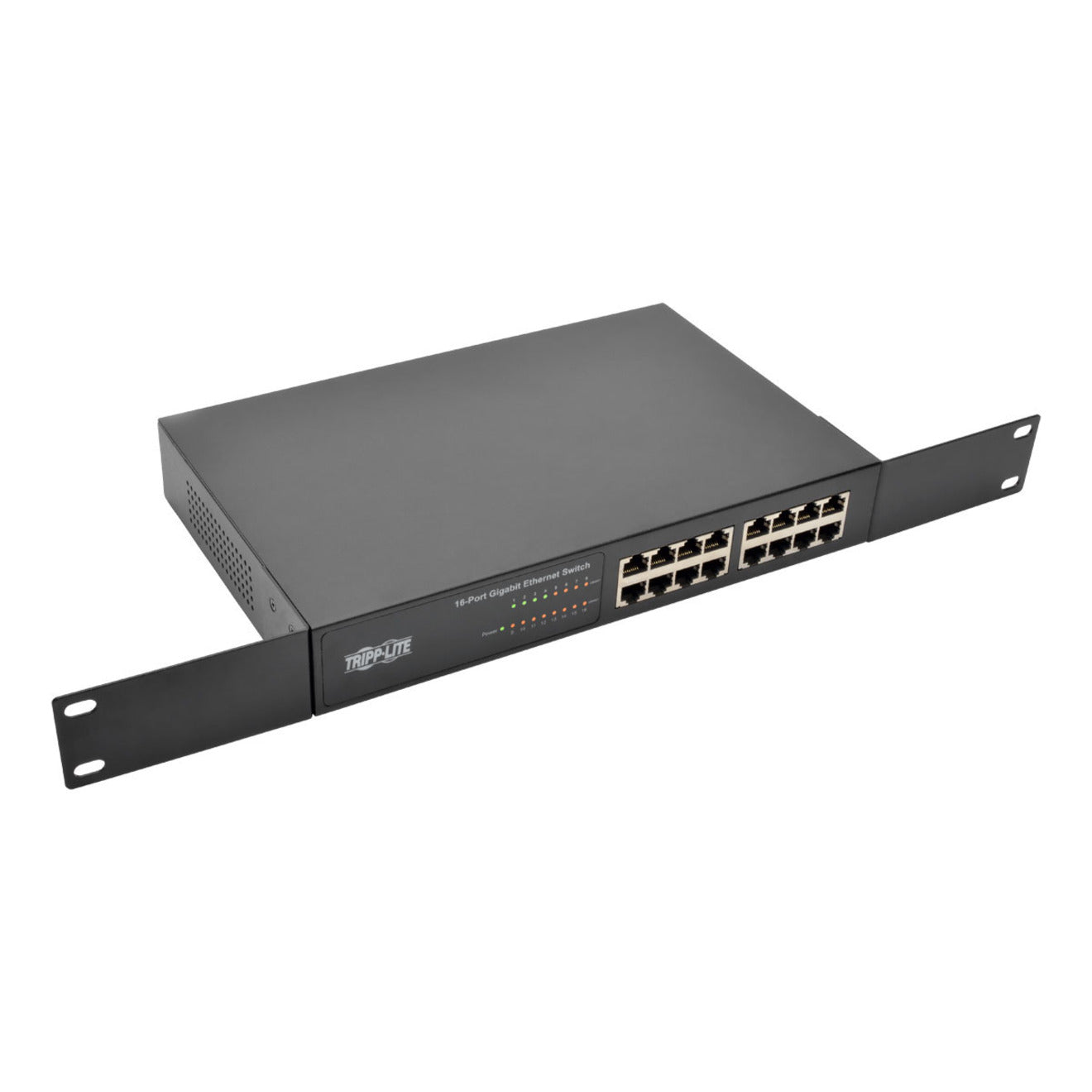 Tripp Lite bởi Eaton 16-Portal Gigabit Ethernet Switch Rackmount Không quản lý Kim loại 1U (NG16)