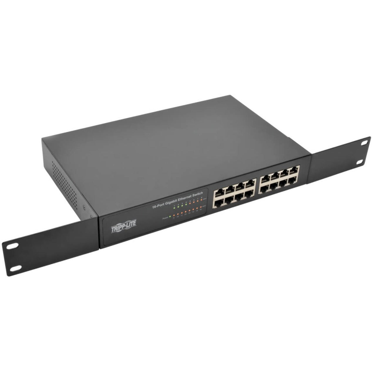 Tripp Lite bởi Eaton 16-Portal Gigabit Ethernet Switch Rackmount Không quản lý Kim loại 1U (NG16)