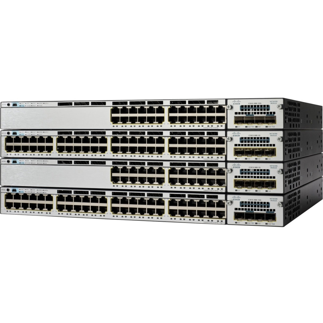 Cisco-IMSourcing Catalyst WS-C3750X-48T-L Stackable Ethernet Switch