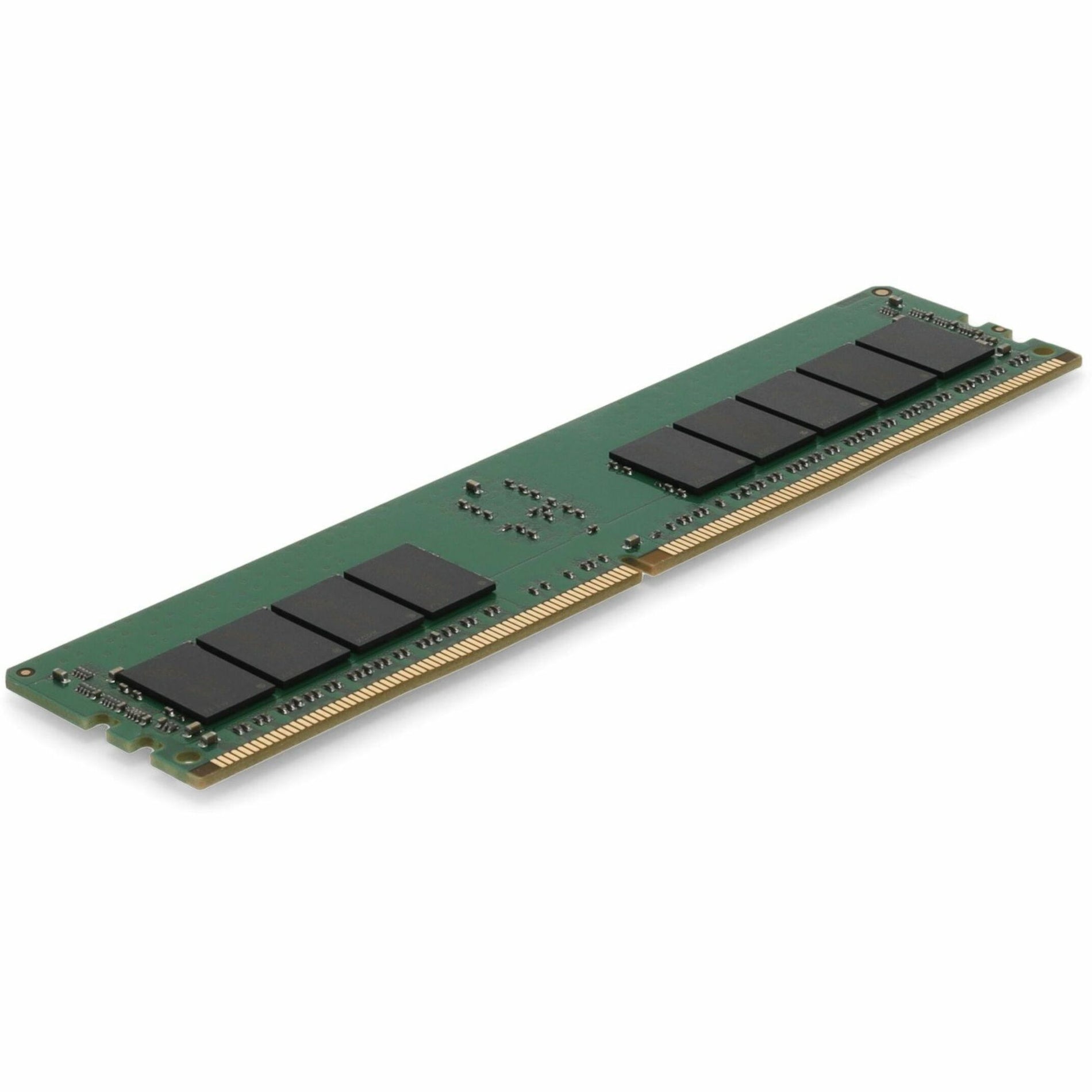 Perspective view of AddOn DDR4 memory module showing build quality and component selection-alternate-image5