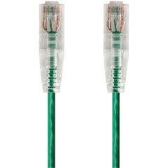 Monoprice: 蒙奇价格 SLIMRUN: 薄型 CAT6: 类别6 UTP: 无屏蔽双绞线 CABLE: 电缆 20FT: 20英尺 GREEN: 绿色