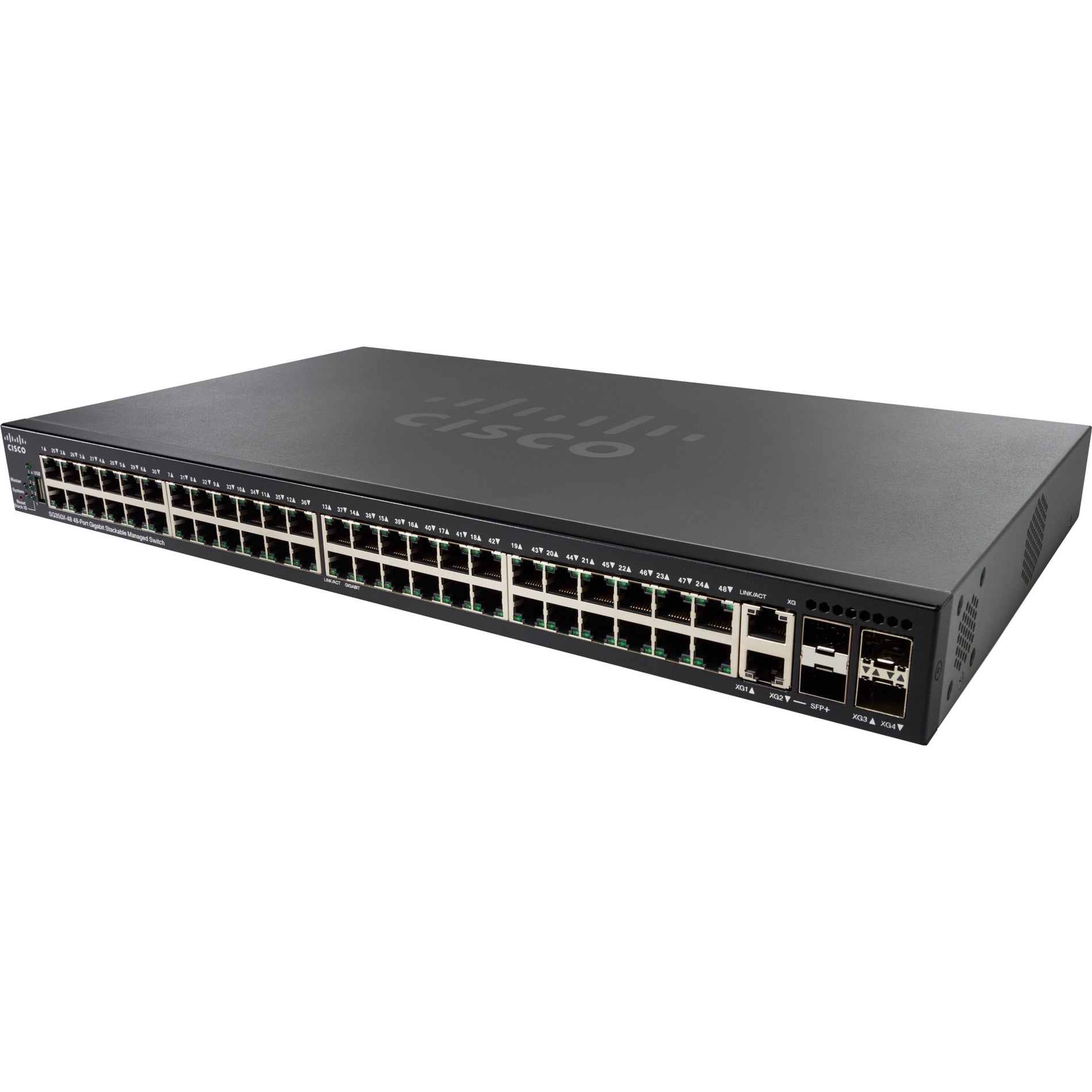 Cisco SG350X-48P Commutateur de couche 3 (SG350X-48P-K9-NA)