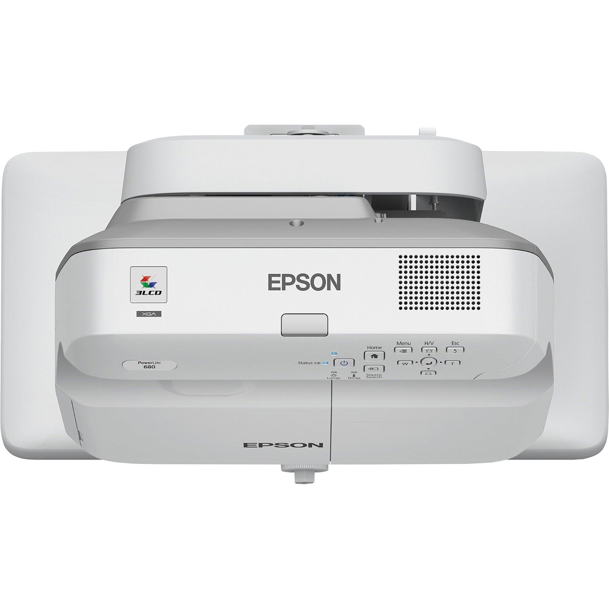 Epson PowerLite 680 Ultra Short Throw LCD Projector - 4:3 (V11H746520)