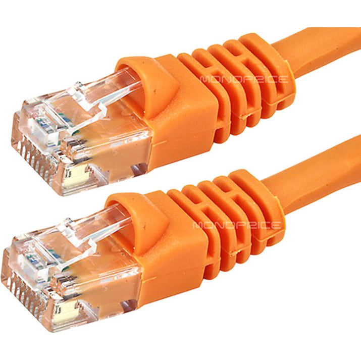 Monoprice CAT6 24AWG UTP ETHERNET NETWORK PATCH CABLE_ 10FT ORANGE (3439)