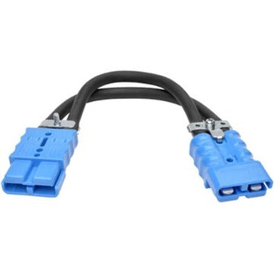 Tripp Lite BPEXT481 1-foot UPS extension cable with blue 175A DC connectors and black cable-alternate-image1