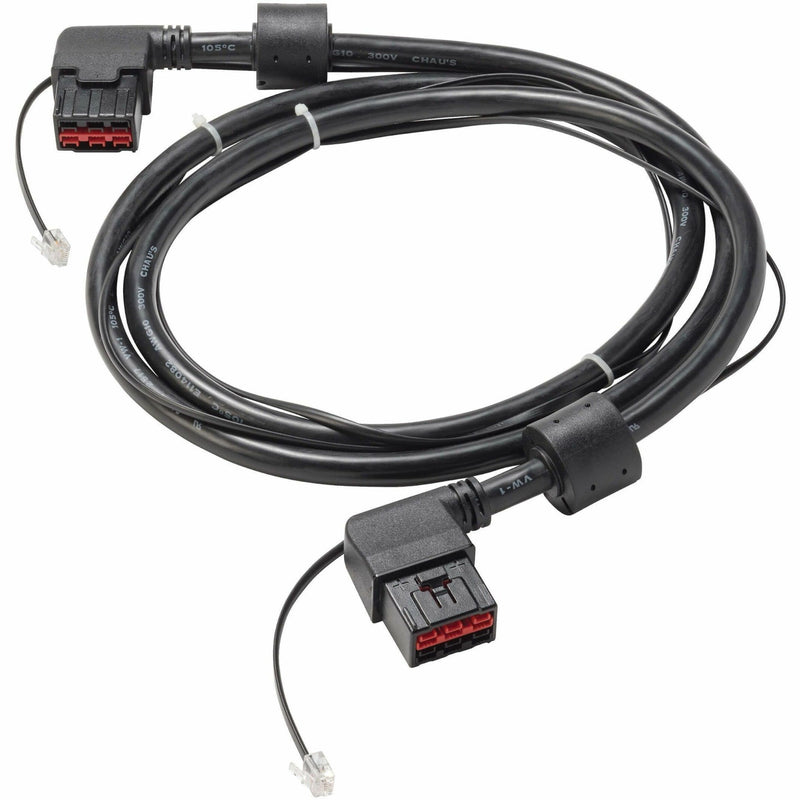 Eaton EBMCBL72 2-meter black extension cable with proprietary connectors for 72V EBM battery modules