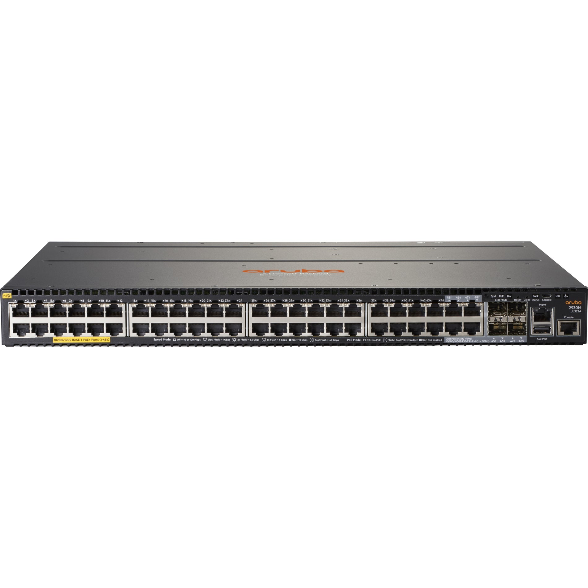 Aruba 2930M 48G POE+ 1-Slot Switch (JL322A)