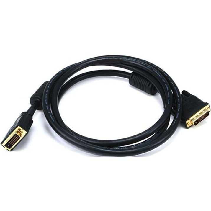 Monoprice 6ft 28AWG CL2 Dual Link DVI-D Cable - Black (2408)