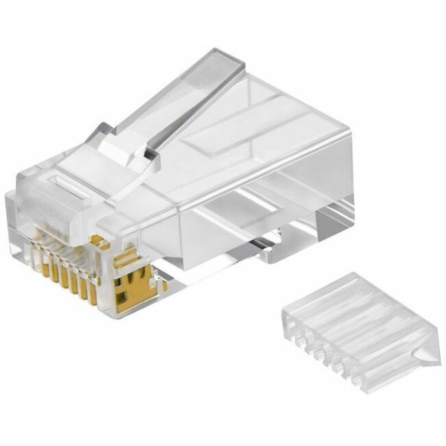 Monoprice CAT6 PLUG SOLID W/INSERT 50U 100PCS/BAG (7266)