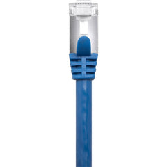 Monoprice Entegrade Cat.7 S/FTP Network Cable, 10Gbps, Snagless Flexible 26AWG, Gold-Plated Shielded, Blue, 15ft - 13662 (Lifetime Warranty)