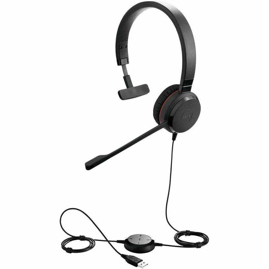 Jabra ジャブラ GSA4993-823-109 Evolve 20 ヘッドセット、オーバーザヘッド、オンイヤ、USB タイプ A、USB タイプ C