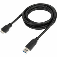 Targus 1.8M USB-A to Micro USB-B cable shown in full length with both connectors visible-alternate-image1