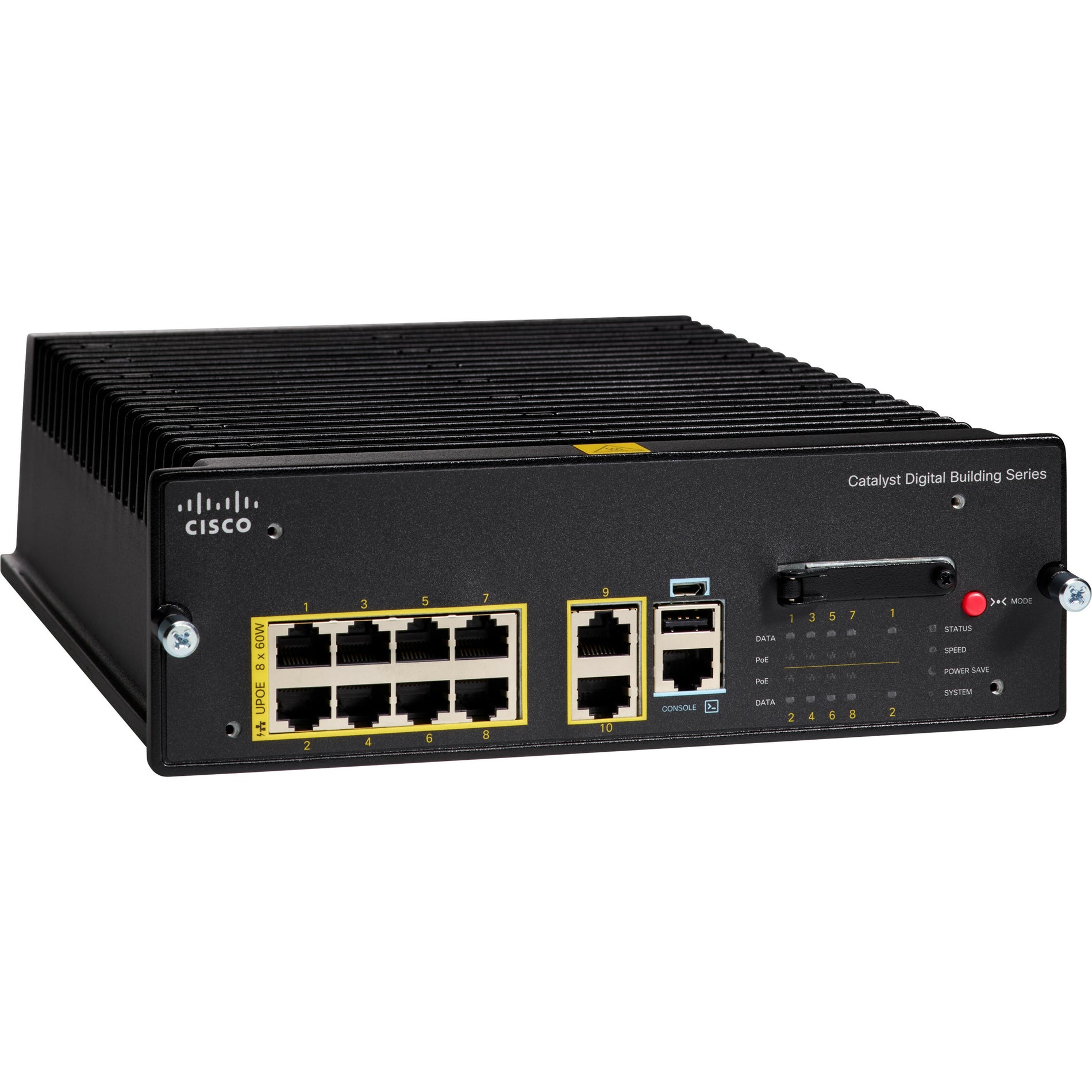 Cisco Catalyst Digital Building 8 Port PoE+ (CDB-8P)  German translation: Cisco Catalyst Digitales Gebäude 8 Port PoE+ (CDB-8P)