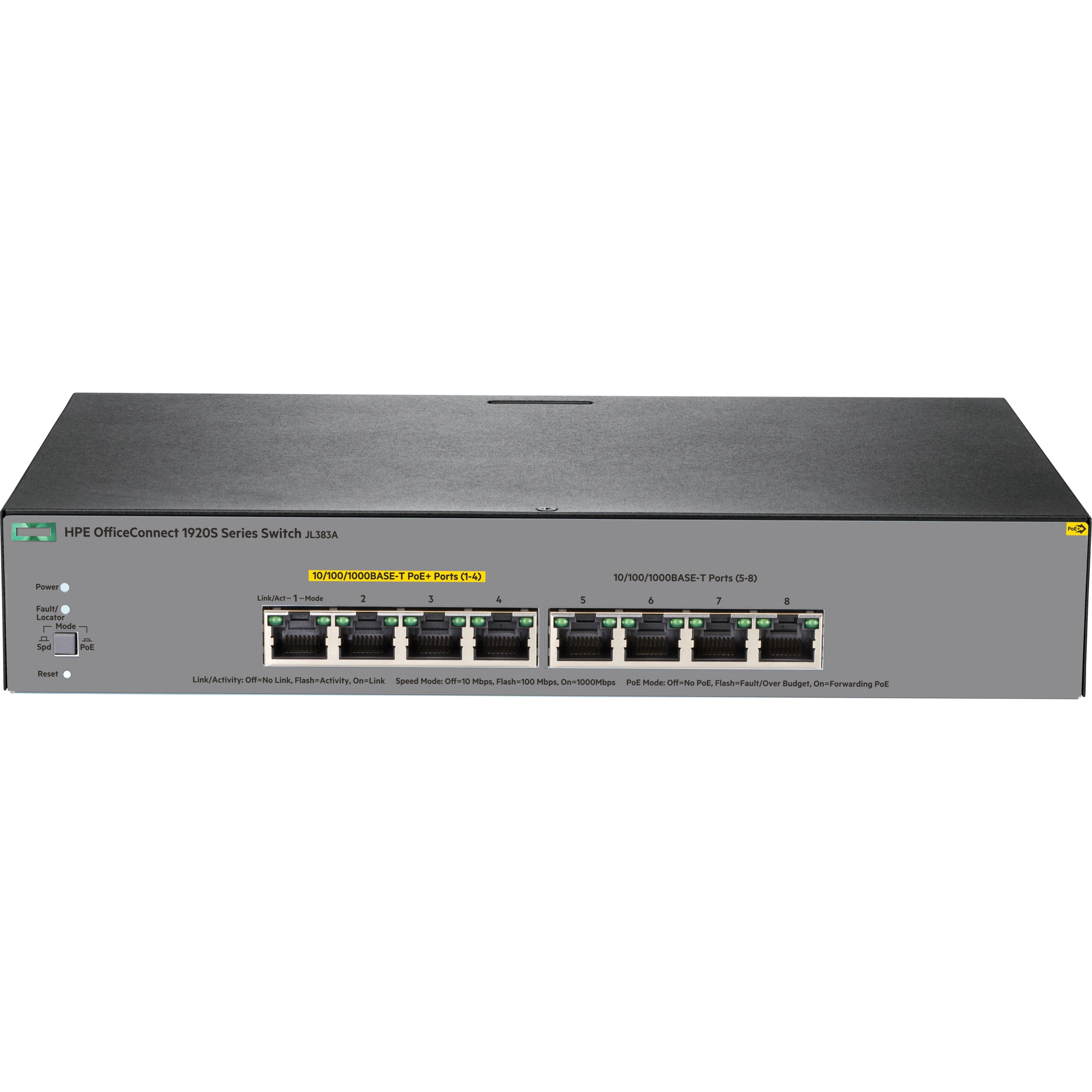 HPE E OfficeConnect 1920S 8G PPoE+ 65W Switch (JL383A)