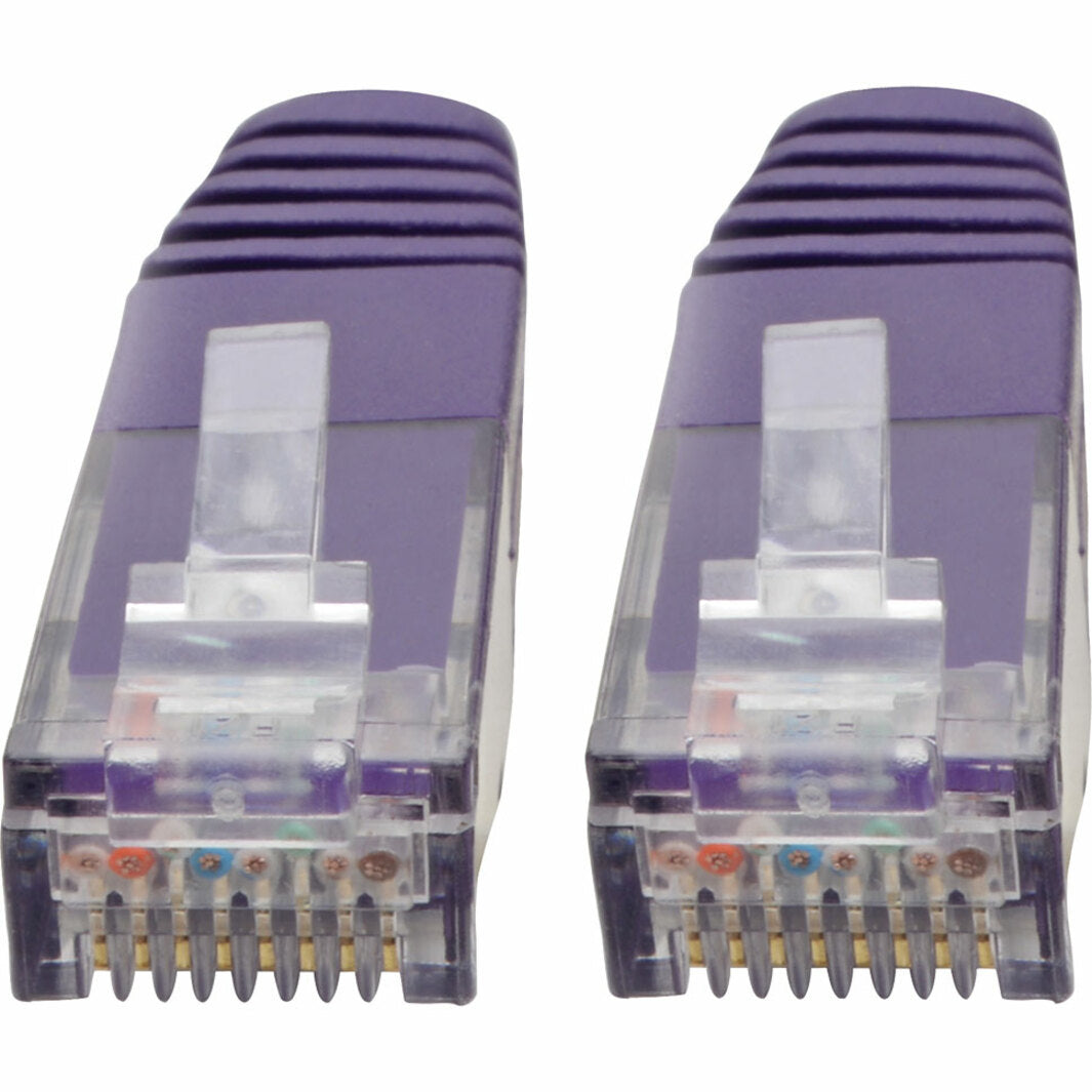 トリップライト エイトン ケーブル CAT6 ギガビット モールド パッチ パープル 25